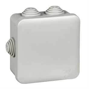 MULTIBOX Коробка распред. откр.установки 85x85x40 (внутр.размеры), габариты 110х110х48, IP55 СЕРАЯ IMT35092