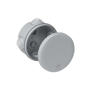 MULTIBOX Коробка распред. откр. установки D80x40, габариты D100х48, IP55 СЕРАЯ (со стикером) IMT350941