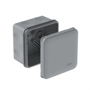 MULTIBOX Коробка распред. 70х70х42 IP66 с 8 мембранными вводами D25 под пистолет СЕРАЯ (со стикером) IMT351961