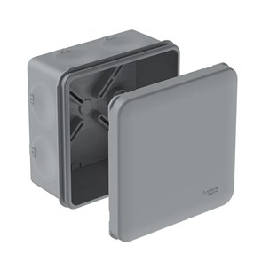 MULTIBOX Коробка распред. 85х85х42 IP66 с 8 мембранными вводами D25 под пистолет СЕРАЯ (со стикером) IMT351971