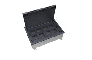 MultiDesk Люк на 16 модулей IP40 для бетонных полов с монтажной коробкой, тип MDK10 MDK10216