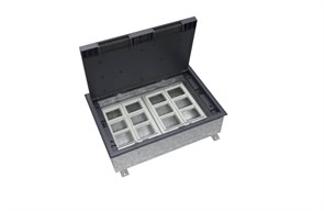 MultiDesk Люк на 24 модулей IP40 для бетонных полов с монтажной коробкой, тип MDK10 MDK10224