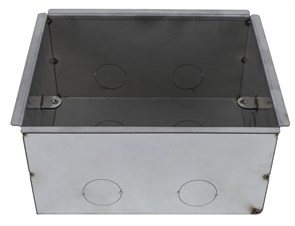 MultiDesk Коробка монтажная для бетонных полов для люка на 8 модулей СТАЛЬ MDK10308
