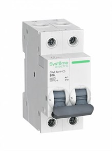 City9 Set Автоматический выключатель (АВ) B 16А 2P 4.5kA 230В C9F14216
