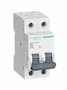 City9 Set Автоматический выключатель (АВ) B 63А 2P 4.5kA 230В C9F14263