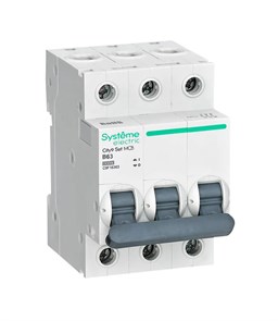City9 Set Автоматический выключатель (АВ) B 63А 3P 6kA 400В C9F16363