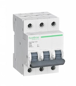 City9 Set Автоматический выключатель (АВ) С 10А 3P 4.5kA 400В C9F34310