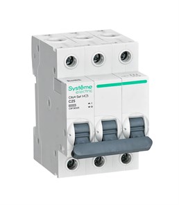 City9 Set Автоматический выключатель (АВ) С 25А 3P 6kA 400В C9F36325