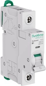 Systeme9 Автоматический выключатель (АВ) B 1A 1P 6kA 230В S9F21101