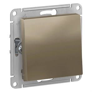 ATLASDESIGN 1-клавишный ПЕРЕКЛЮЧАТЕЛЬ, сх.6, 10АХ, механизм, ШАМПАНЬ ATN000561
