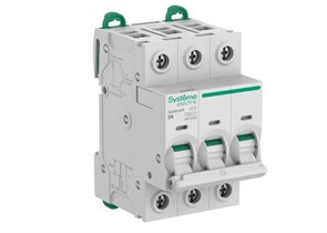 Systeme9 Автоматический выключатель (АВ) D 6A 3P 10kA 400В S9F33306