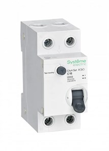 City9 Set Авт. выкл. диф. тока (АВДТ) 1P+N С 16А 4.5kA 30мА Тип-AС 230В C9D34616