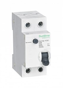 City9 Set Авт. выкл. диф. тока (АВДТ) 1P+N С 40А 4.5kA 30мА Тип-AС 230В C9D34640