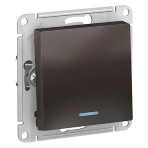 ATLASDESIGN 1-клавишный ВЫКЛЮЧАТЕЛЬ с подсветкой, сх.1а, 10АХ, механизм, МОККО ATN000613