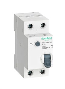 City9 Set Авт. выкл. диф. тока (АВДТ) 1P+N С 10А 6kA 10мА Тип-A 230В C9D61610