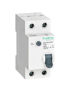 City9 Set Авт. выкл. диф. тока (АВДТ) 1P+N С 16А 6kA 10мА Тип-A 230В C9D61616