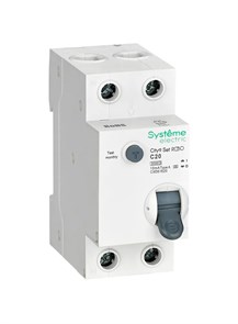 City9 Set Авт. выкл. диф. тока (АВДТ) 1P+N С 20А 6kA 10мА Тип-A 230В C9D61620