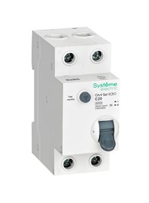 City9 Set Авт. выкл. диф. тока (АВДТ) 1P+N С 20А 6kA 30мА Тип-A 230В C9D65620