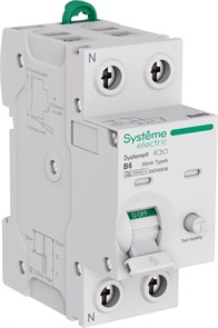 Systeme9 Авт. выкл. диф. тока (АВДТ) 1P+N B 6A 6kA 30мА Тип-A 230В S9D46606
