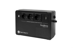 ИБП Back-Save BV Systeme Electric 800 ВА AVR 3 Schuko 230 В 1 USB-A BVSE800RS