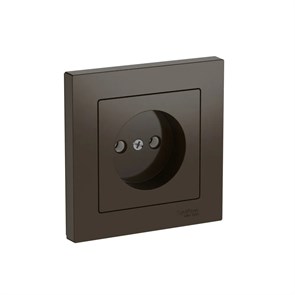 ATLASDESIGN РОЗЕТКА без заземления без шторок, 16А, в сборе, быстрозажим. клем., МОККО ATN000640S