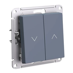 ATLASDESIGN 2-клавишный ВЫКЛЮЧАТЕЛЬ ДЛЯ ЖАЛЮЗИ, сх.4, 10А, механизм, ГРИФЕЛЬ ATN000719