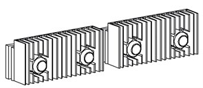 ШИНА ПОДКЛЮЧЕНИЯ DC ДЛЯ SD630 3P/4P SSDDCL4M0630