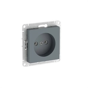ATLASDESIGN РОЗЕТКА без заземления без шторок, 16А, мех., быстрозажим. клем., ГРИФЕЛЬ ATN000741S