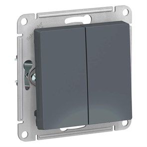 ATLASDESIGN 2-клавишный ВЫКЛЮЧАТЕЛЬ, сх.5, 10АХ, механизм, ГРИФЕЛЬ ATN000751