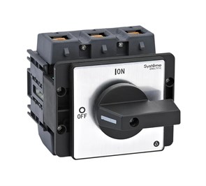 ВЫКЛЮЧАТЕЛЬ-РАЗЪЕДИНИТЕЛЬ 3P 125A IP40 С ЧЁРНОЙ РУКОЯТКОЙ НА ДВЕРЦУ 4 ВИНТАМИ MSD125320B