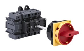 ВЫКЛЮЧАТЕЛЬ-РАЗЪЕДИНИТЕЛЬ 4P 175A IP40 С КРАСНОЙ ВЫНОСНОЙ РУКОЯТКОЙ НА ДИН-РЕЙКЕ/ПЛАТЕ С ЗАМКОМ MSD175440R