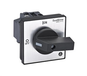 ВЫКЛЮЧАТЕЛЬ-РАЗЪЕДИНИТЕЛЬ 3P 20A IP40 С ЧЁРНОЙ РУКОЯТКОЙ НА ДВЕРЦУ 4 ВИНТАМИ MSD20320B