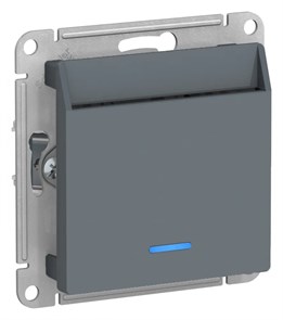 ATLASDESIGN ВЫКЛЮЧАТЕЛЬ карточный с подсветкой, 10А, без задержки отключения, механизм, ГРИФЕЛЬ ATN000767