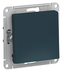 ATLASDESIGN 1-клавишный ВЫКЛЮЧАТЕЛЬ 2-полюсный, 10АХ, механизм, ИЗУМРУД ATN000821