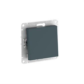 ATLASDESIGN 1-клавишный ПЕРЕКРЕСТНЫЙ ПЕРЕКЛЮЧАТЕЛЬ, сх.7, 10АХ, мех., быстрозажим. клем., ИЗУМРУД ATN000871S