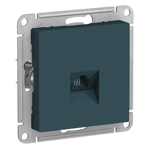 ATLASDESIGN РОЗЕТКА телефонная RJ11, механизм, ИЗУМРУД ATN000881