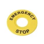 Маркировка для кнопки аварийного останова "Emergency Stop" D60 SBY9360