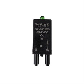 Защитный модуль диод+LED 6/24VDC SZM031RB