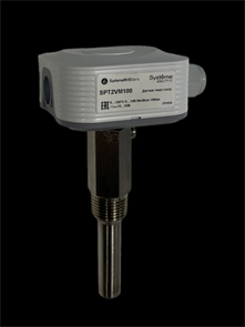 Датчик температуры погружной, 0…+100°С 0…10В RS485/Modbus 100мм ~24В±20%/=15…35В с гильзой 50мм SPT2VM100