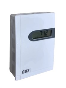 Датчик CO_ комнатный, 0…10В ЖКЭ ~18…30В/=18…30В SRCDVD