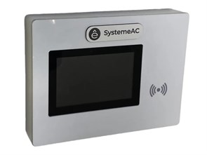 Пульт охранный, сенсорный ЖКЭ 5" вкл.XPass D2-MDB, Ethernet RS-485 =14В белый AC-KLCR-TOUCH-W