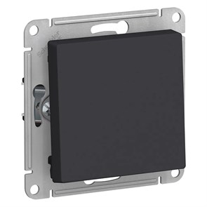 ATLASDESIGN 1-клавишный ВЫКЛЮЧАТЕЛЬ, сх.1, 10АХ, механизм, КАРБОН ATN001011