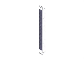 Щеточный уплотнитель Systeme Electric, серия Excelente, 1U, 2шт, черный ET8429
