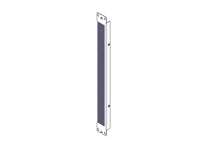 Щеточный уплотнитель Systeme Electric, серия Uniprom, 1U, 2шт, черный UT8429