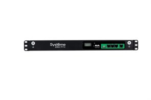 БРП Uniprom, с мониторингом, 1U, 240В, 1Ф, 16A, 10xC13 2xC19, 2м, IEC320 C20 UP7821