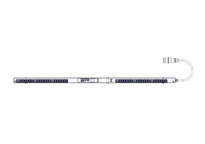 БРП Uniprom, управляемый, 0U, 240В, 1Ф, 32A, 36xC13 6xC19, 3м кабель, IEC309 UP8953
