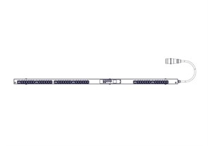 БРП Uniprom, управляемый, 0U, 400В, 3Ф, 16A, 36xC13 6xC19, 3м кабель, IEC309 UP8981