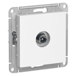ATLASDESIGN TV РОЗЕТКА оконечная 1дБ, механизм, БЕЛЫЙ ATN000191