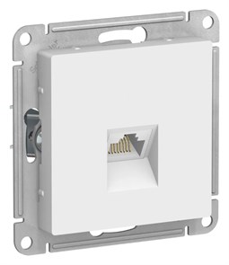 ATLASDESIGN РОЗЕТКА компьютерная RJ45 кат. 6A, механизм, ЛОТОС ATN001386