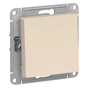 ATLASDESIGN 1-клавишный ВЫКЛЮЧАТЕЛЬ, сх.1, 10АХ, механизм, БЕЖЕВЫЙ ATN000211